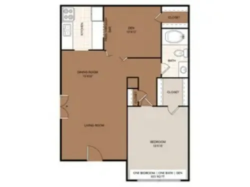 High Vista Apartments El Paso FloorPlan 3