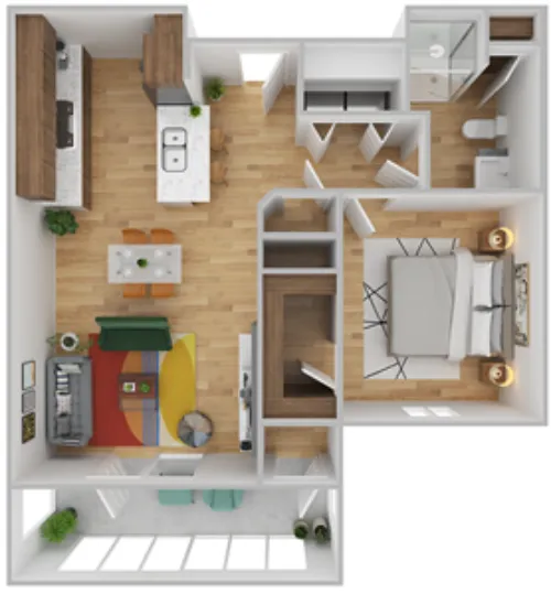 Horizon Pointe Apartments floor plan 1