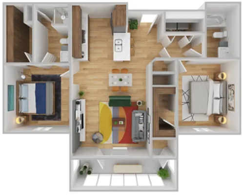 Horizon Pointe Apartments floor plan 2