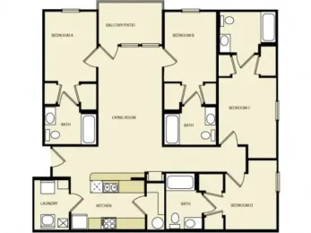 Independence Place El Paso Floorplan 5