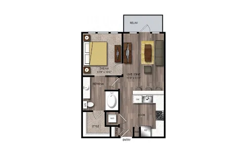 Jones and Rio San Antonio Floorplan 13