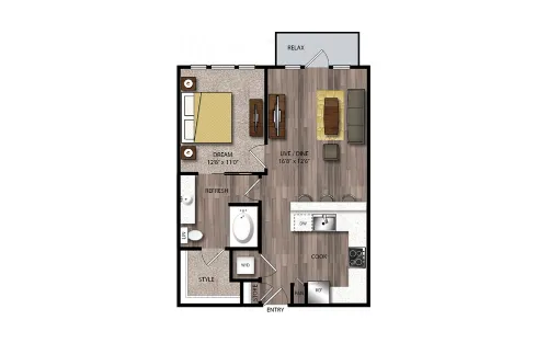 Jones and Rio San Antonio Floorplan 14