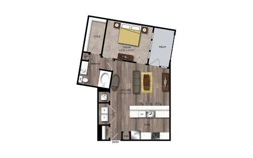 Jones and Rio San Antonio Floorplan 15