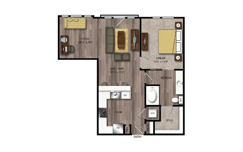 Jones and Rio San Antonio Floorplan 16