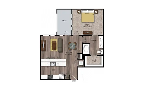 Jones and Rio San Antonio Floorplan 17