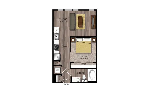Jones and Rio San Antonio Floorplan 2