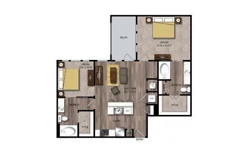 Jones and Rio San Antonio Floorplan 23