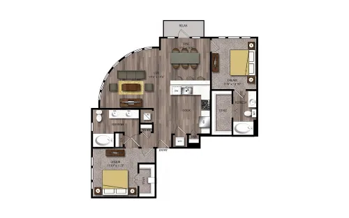 Jones and Rio San Antonio Floorplan 27