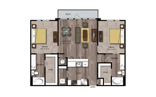Jones and Rio San Antonio Floorplan 28
