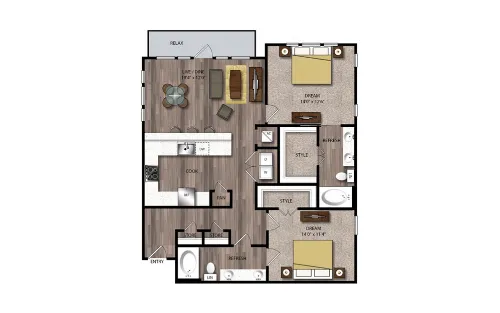 Jones and Rio San Antonio Floorplan 29