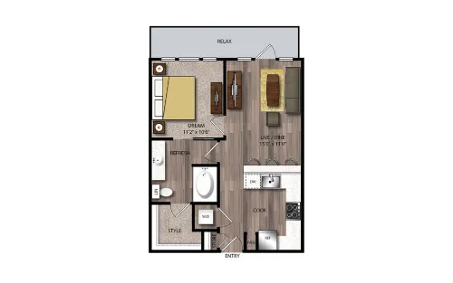 Jones and Rio San Antonio Floorplan 7
