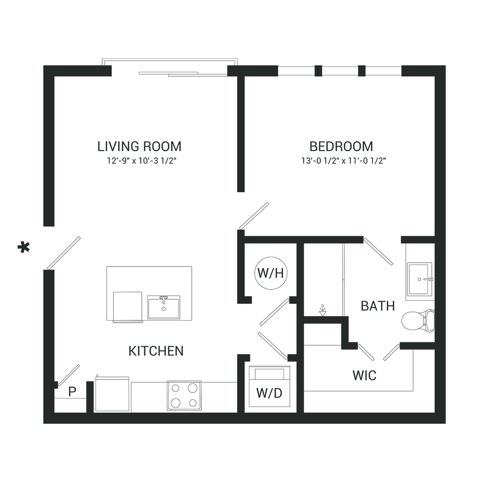 Junction Crossing Apartments Fort Worth FloorPlan 2