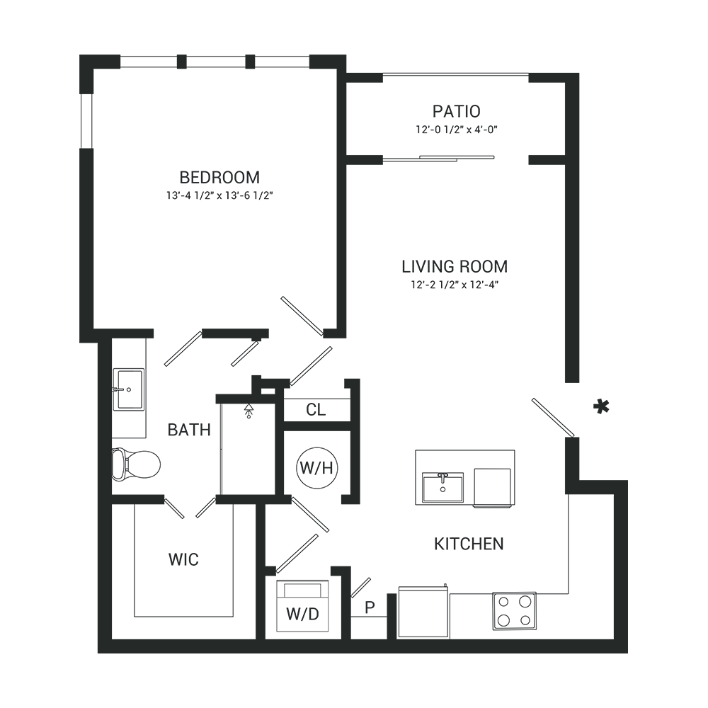Junction Crossing Apartments Fort Worth FloorPlan 3