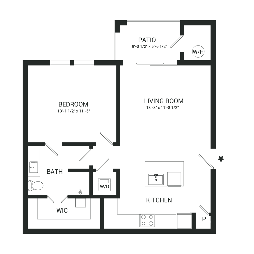 Junction Crossing Apartments Fort Worth FloorPlan 4
