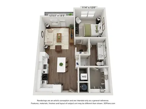Kessler Apartments Fort Worth Floorplan 2
