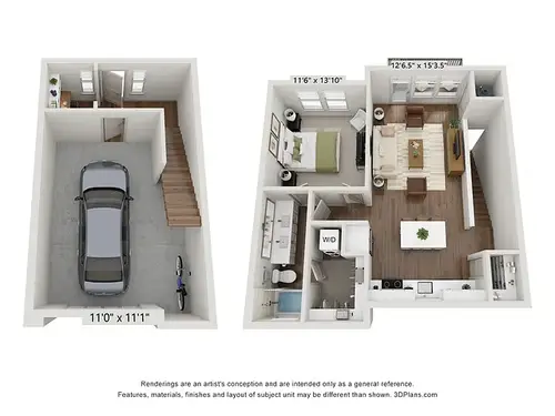 Kessler Apartments Fort Worth Floorplan 3