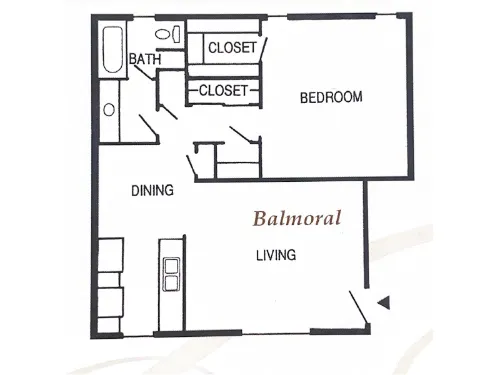 Kings Hill Apartments El Paso Floorplan 2
