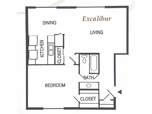 Kings Hill Apartments El Paso Floorplan 3