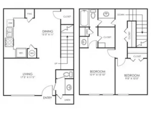 La Cima Apartments El Paso FloorPlan 3
