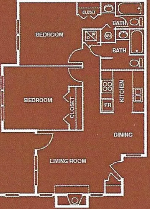 La Mesa Apartments floor plan 10