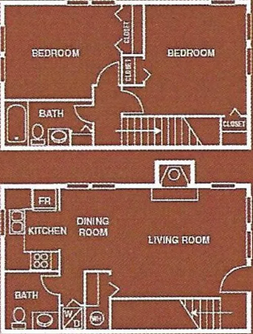La Mesa Apartments floor plan 14