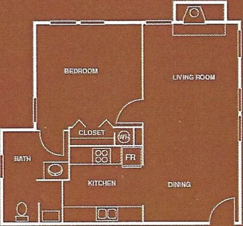 La Mesa Apartments floor plan 6