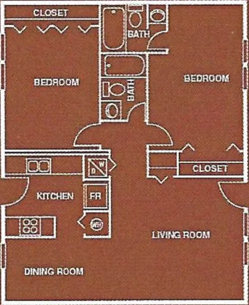 La Mesa Apartments floor plan 9
