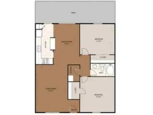 La Plaza Apartments El Paso FloorPlan 2