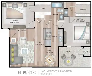 La Privada El Paso Floorplan 2