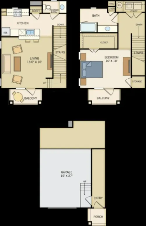 Legacy Creekside Apartments San Antonio FloorPlan 6