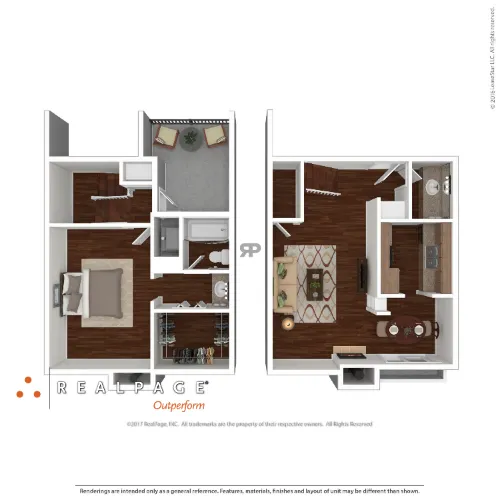 Legacy Oaks Apartments floor plan 3
