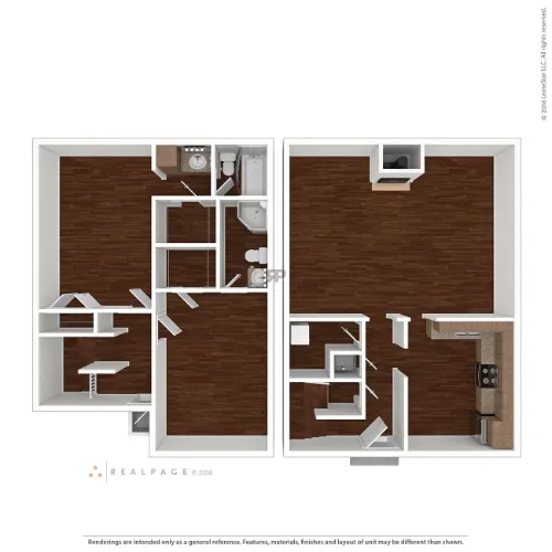 Legacy Oaks Apartments floor plan 7