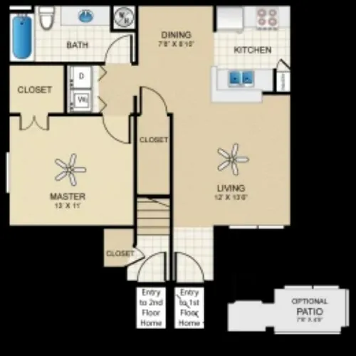 Lifestyles on the Reserve El Paso FloorPlan 2