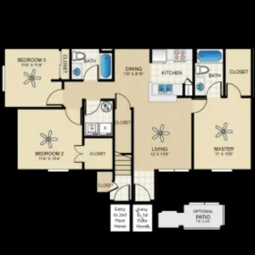 Lifestyles on the Reserve El Paso FloorPlan 8