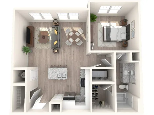 Linden at The Rim San Antonio FloorPlan 1