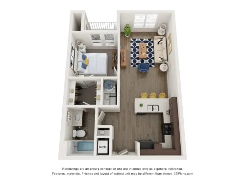 Los Arcos at Vida floor plan 1
