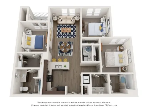 Los Arcos at Vida floor plan 4