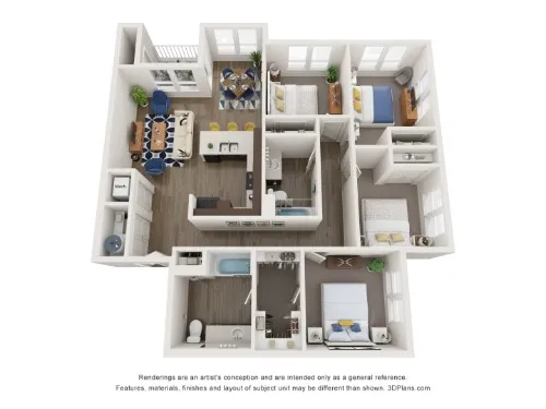 Los Arcos at Vida floor plan 7