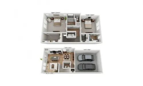 Los Cielos at Brooks San Antonio FloorPlan 1
