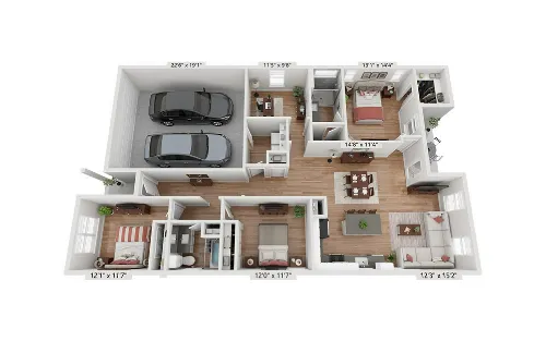 Los Cielos at Brooks San Antonio FloorPlan 3