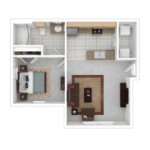 Lyra Apartments San Antonio Floorplan 2
