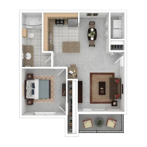 Lyra Apartments San Antonio Floorplan 4