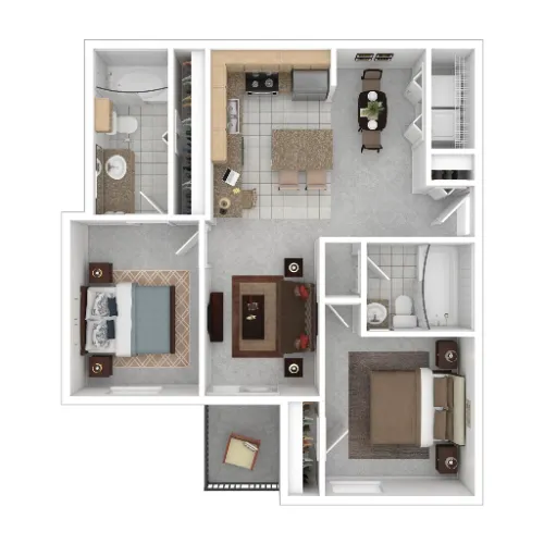 Lyra Apartments San Antonio Floorplan 5