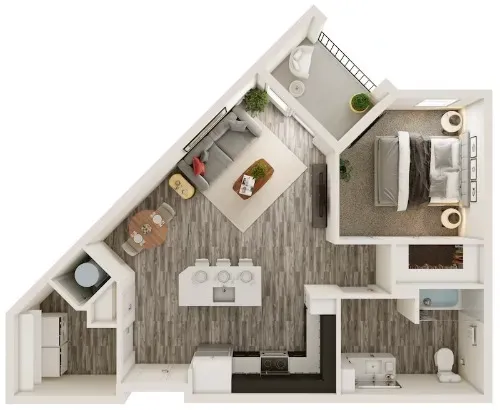 Lyric at The Merc floor plan 4