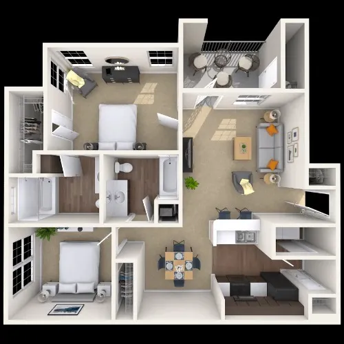 MAA Alamo Ranch floor plan 1