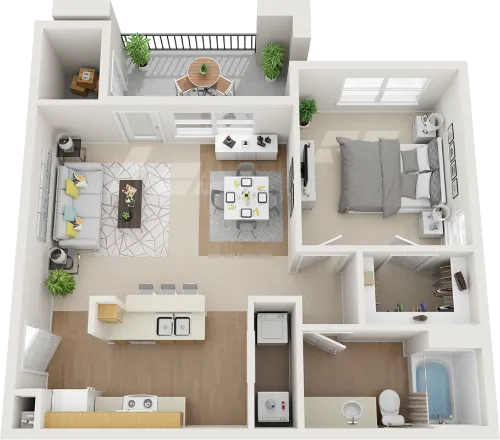 Magnolia at Village Creek floor plan 1