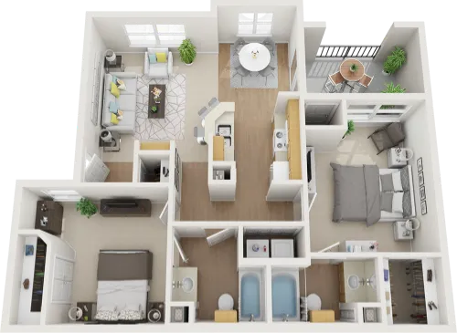 Magnolia at Village Creek floor plan 4
