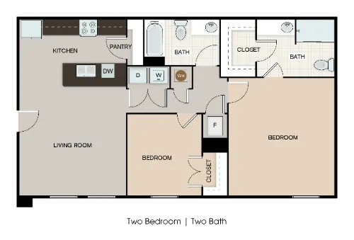 McCombs Village El Paso Floorplan 1