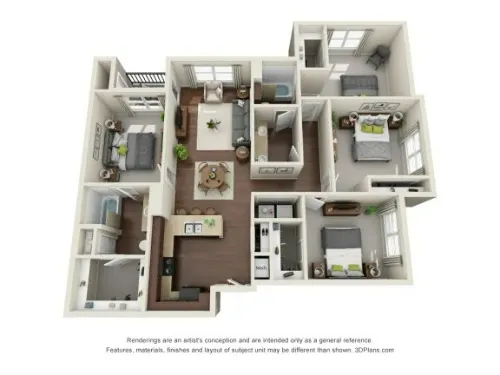 Mercantile Square Fort Worth FloorPlan 5