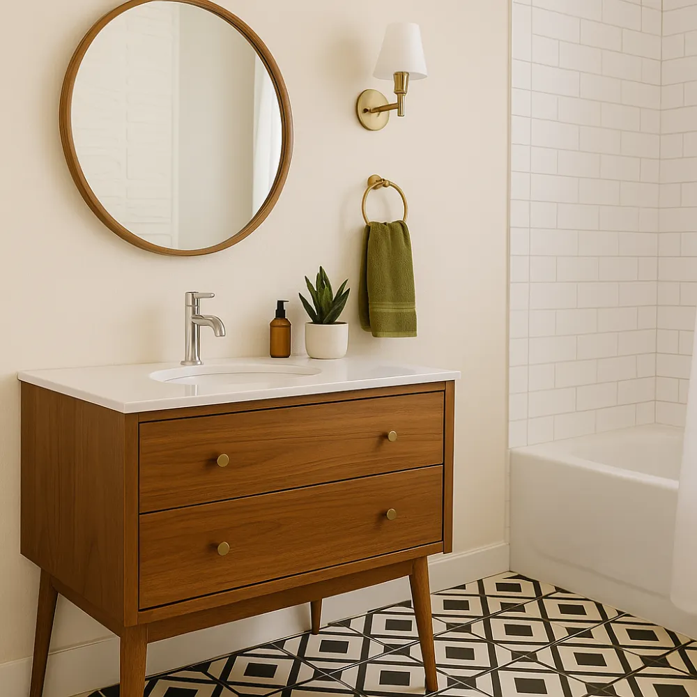 Mid Century Modern Bathroom